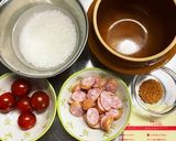 トマトリゾット風ご飯作り方1写真