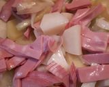 ハムと野菜のバター炒め作り方4写真