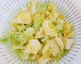 白だしで☆キャベツとベーコンのパスタ作り方1写真