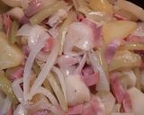 ハムと野菜のバター炒め作り方5写真