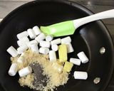 マシュマロ　パフ　カラメル風作り方2写真