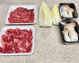 牛肉・白菜・エリンギで炒め煮作り方1写真