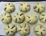 粒あんきな粉よもぎパン（HB生地）作り方14写真