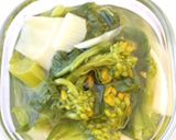 菜の花とたけのこ 浅漬け作り方1写真