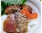 残り物には福♪鯵の漬け丼作り方3写真
