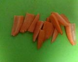 野菜とソーセージの坦々ごま炒め作り方1写真