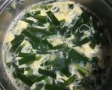 【簡単】にら卵スープ(ほんだし塩味！)作り方4写真