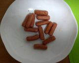 野菜とソーセージの坦々ごま炒め作り方6写真