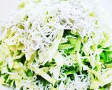 簡単農家メシ、キャベツの釜揚げシラスかけ作り方3写真