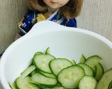 リカちゃん♡ほたるいかきゅうりもずく甘酢作り方4写真