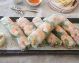 おうちパーティー前菜に*生春巻サラダ作り方7写真
