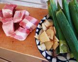 フライパン1つで作る☆豚の角煮作り方1写真