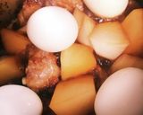酢で煮る柔らか豚スペアリブ作り方5写真