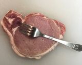 唐揚げ漬けダレの豚ロース焼き作り方1写真