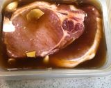 唐揚げ漬けダレの豚ロース焼き作り方2写真