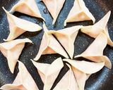 トマトと大葉の三角餃子作り方7写真