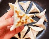 トマトと大葉の三角餃子作り方8写真