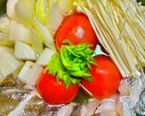 No2799鱈トマト鍋、自家製胡麻ダレ作り方1写真