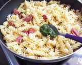 ジェノベーゼソースを使ったパスタ作り方5写真