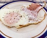 ポルミート製品で作る：ハムエッグ作り方4写真