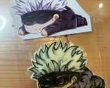 呪術廻戦　おにぎらずキャラ弁　五条悟作り方4写真