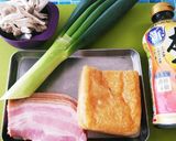冷蔵庫の残り食材集合♪必殺！本つゆ炒め作り方1写真