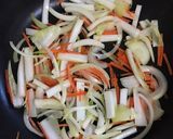 残り野菜で♫さつま揚げと野菜のあんかけ作り方3写真