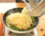 ねこまっしぐら。サバ缶パスタ作り方5写真