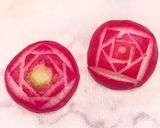 ラディッシュの薔薇 飾り切り作り方4写真