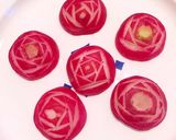ラディッシュの薔薇 飾り切り作り方5写真