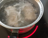 茹で卵と豚肉の煮込みのサラダ作り方2写真