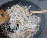 いい味　もやしにら玉　おまけの丼作り方4写真