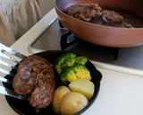 簡単＆節約♪牛こま肉で絶品ステーキ作り方3写真