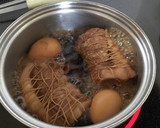 茹で卵と豚肉の煮込みのサラダ作り方6写真