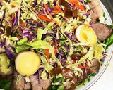茹で卵と豚肉の煮込みのサラダ作り方7写真