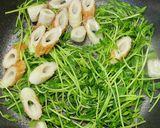 もう一品に！豆苗とちくわのサッと炒め作り方3写真