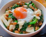 もずくスープで作る！簡単ネバネバ丼作り方8写真