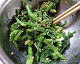 春を感じる♪菜の花のごま和え作り方4写真
