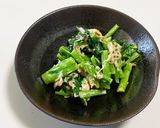 のらぼう菜とツナのマヨドレ和え作り方3写真