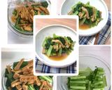 ほうれん草と厚揚げの煮物ダイエットおかず作り方17写真