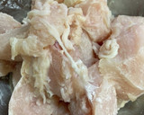 鶏胸肉とキャベツのおかか小エビ炒め作り方1写真