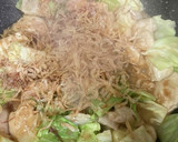 鶏胸肉とキャベツのおかか小エビ炒め作り方4写真