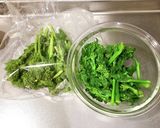 じゃこと菜の花のからしバターソテー作り方4写真