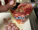 ポルミ：ナポリタンソーセージマシマシマシ作り方2写真
