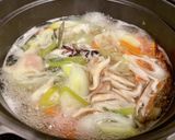 セロリ水餃子のさっぱり塩レモンスープ作り方3写真