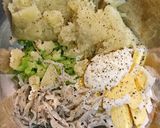 しらすとブロッコリー芯コロッケ作り方1写真