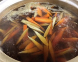 ☆シメはお蕎麦で！鶏つみれのごぼう鍋♪作り方3写真