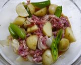レンジで簡単！新じゃがと新玉葱の肉じゃが作り方3写真