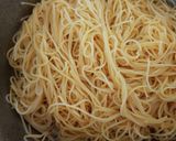 菜の花とスモークサーモンの冷製パスタ♪作り方6写真