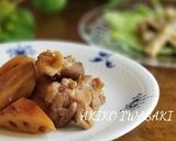 綺麗になれちゃう『鶏肉と蓮根の中華煮』作り方6写真